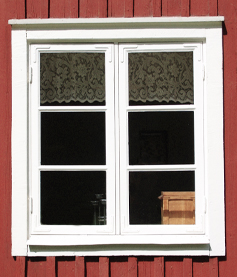 Klassiskt svenskt fönster